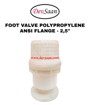 Foot Valve Polypropylene 2,5" Flange ANSI B.16.5 Class #150
