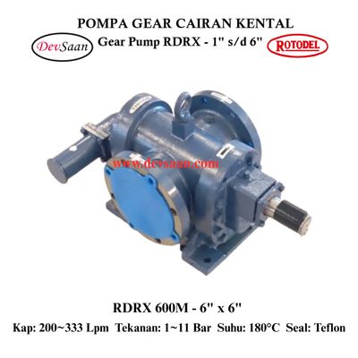 Gear Pump Rotari RDRX 600M Pompa Roda Gigi Gear Pump Rotari RDRX 600M Pompa Roda Gigi