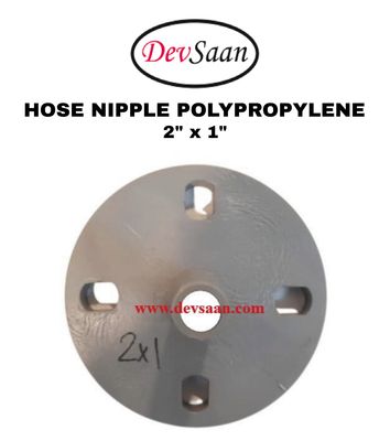 Hose Nipple Polypropylene 2" x 1"