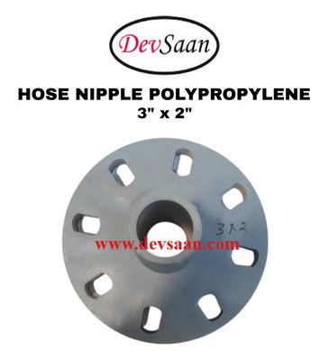 Hose Nipple Polypropylene 3" x 2"