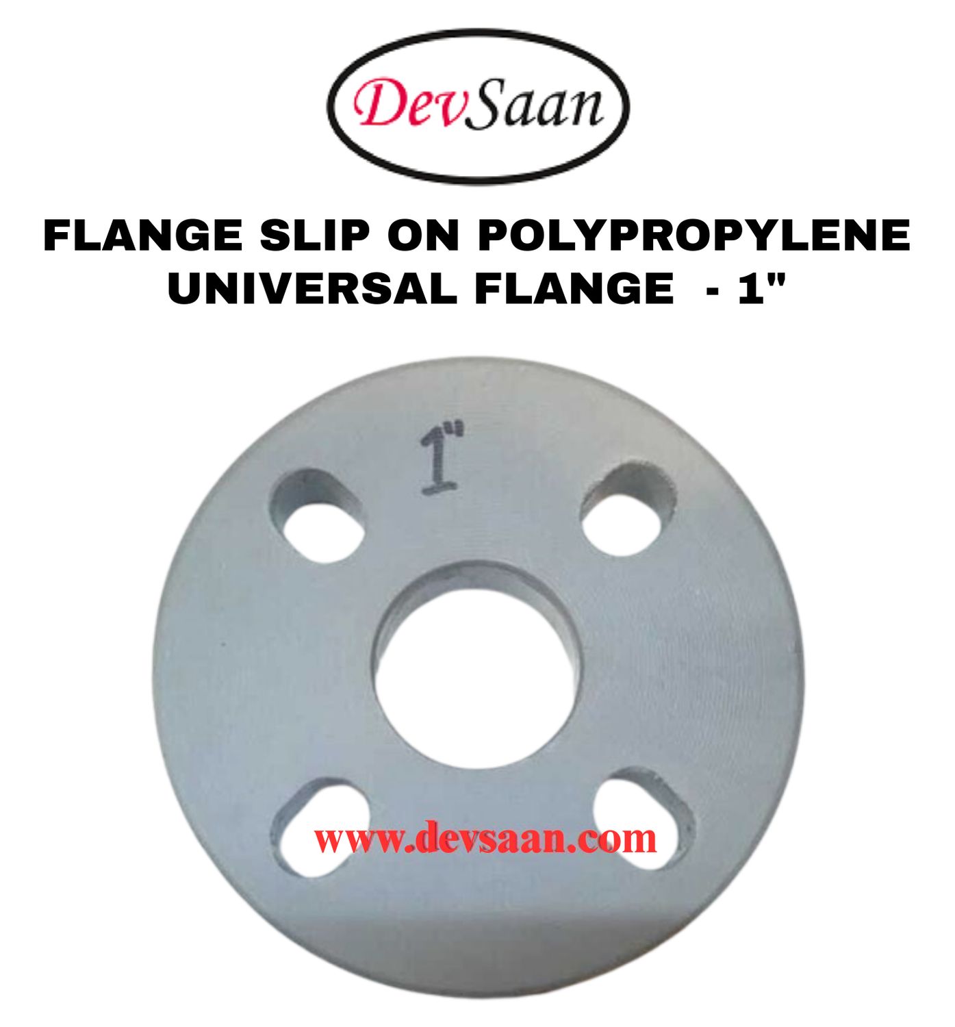 Flange Slip On Polypropylene 1"