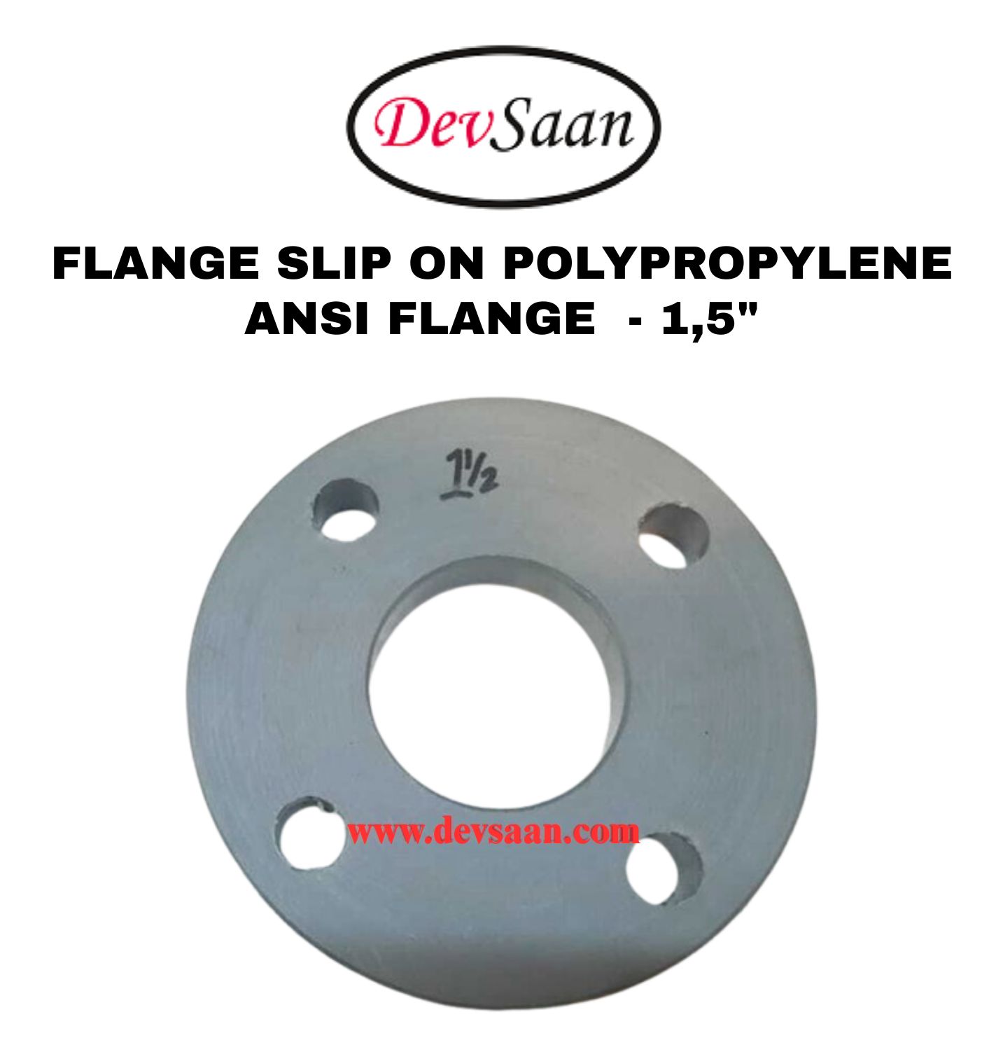 Flange Slip On Polypropylene 1,5"
