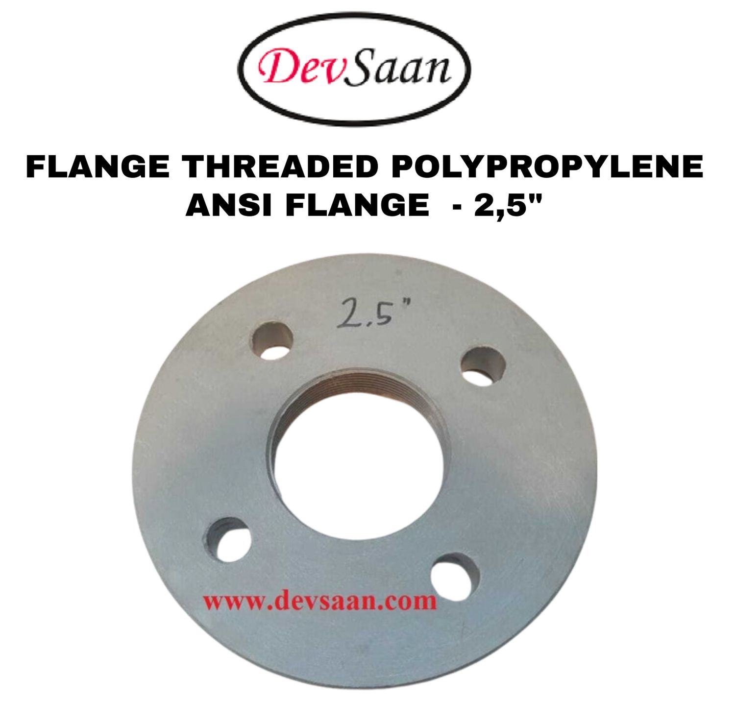 Flange Threaded Polypropylene 2,5"