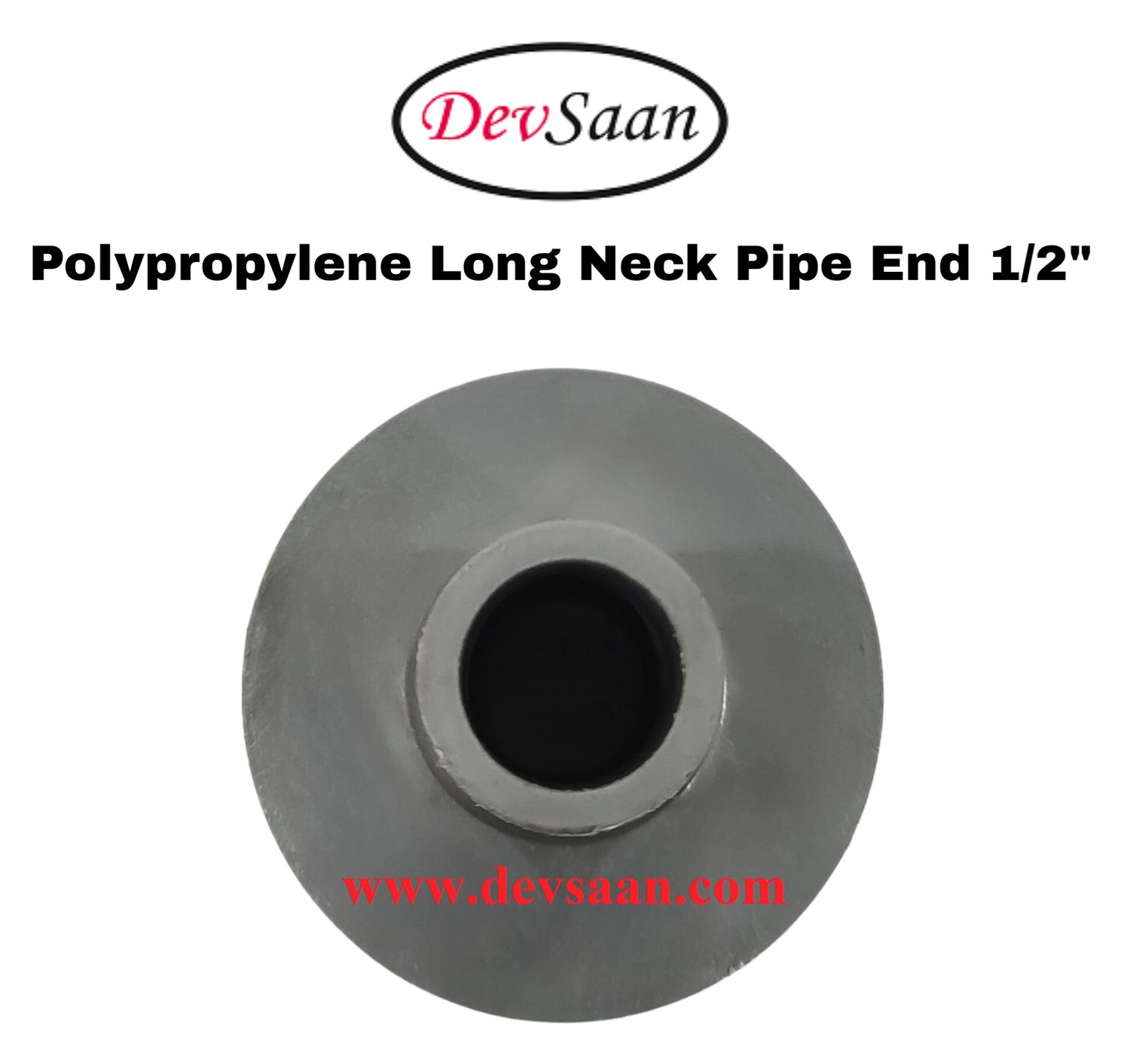 Polypropylene Long Neck Pipe End 1/2"