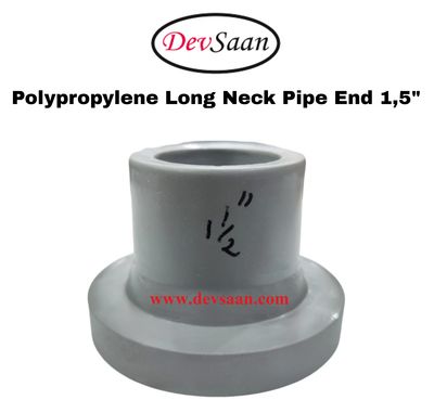 Polypropylene Long Neck Pipe End 1,5"