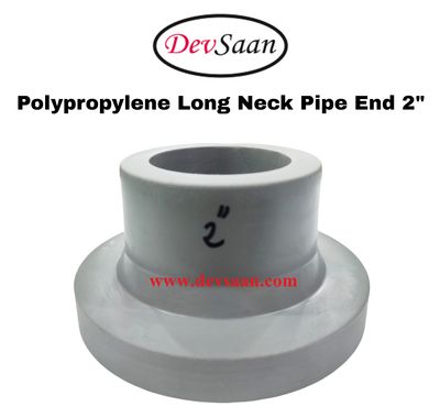 Polypropylene Long Neck Pipe End 2"