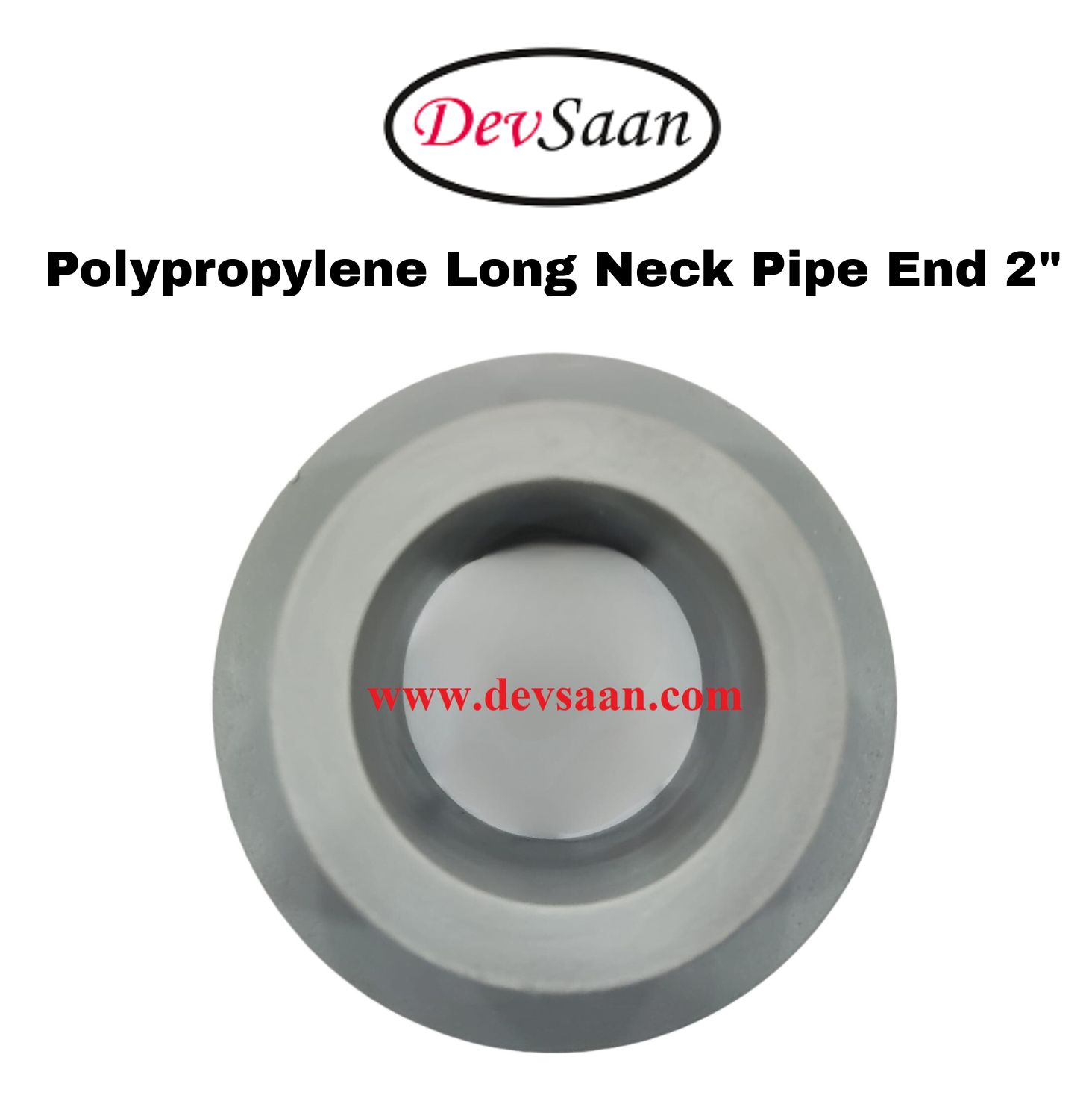 Polypropylene Long Neck Pipe End 2"
