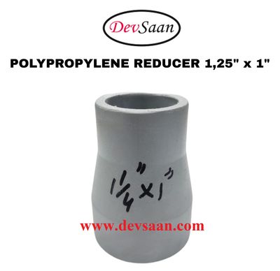 Polypropylene Reducer 1,25" x 1"