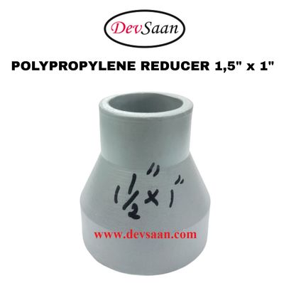 Polypropylene Reducer 1,5" x 1"