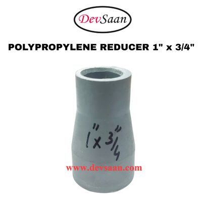 Polypropylene Reducer 1" x 3/4"