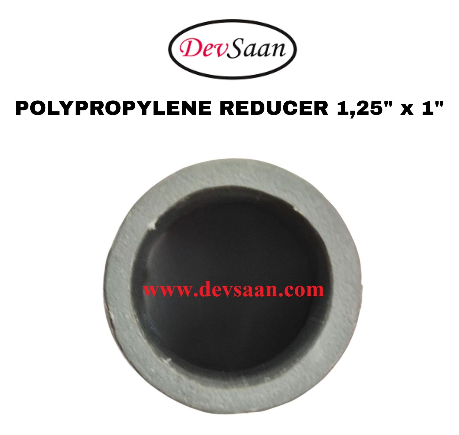Polypropylene Reducer 1,25" x 1"