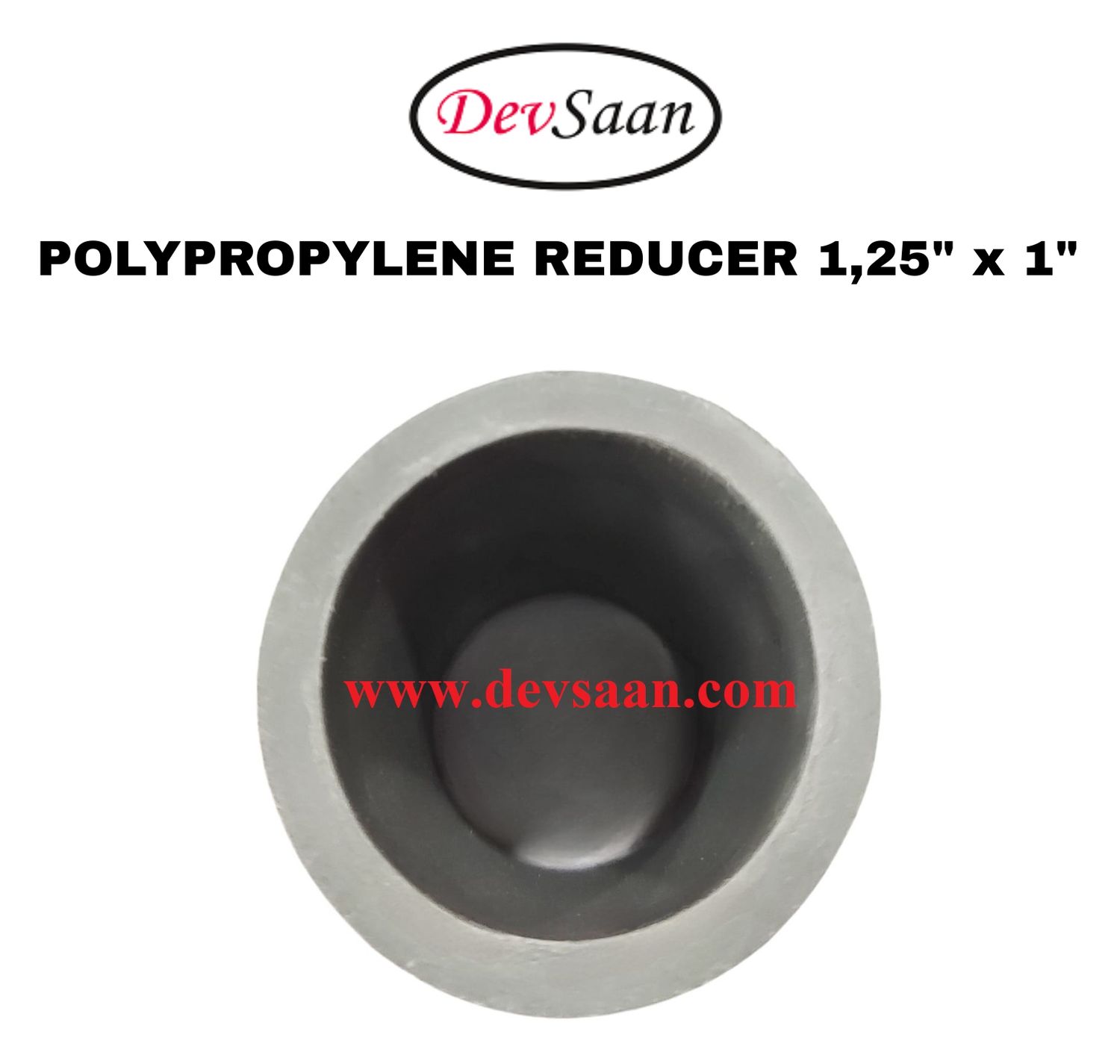 Polypropylene Reducer 1,25" x 1"