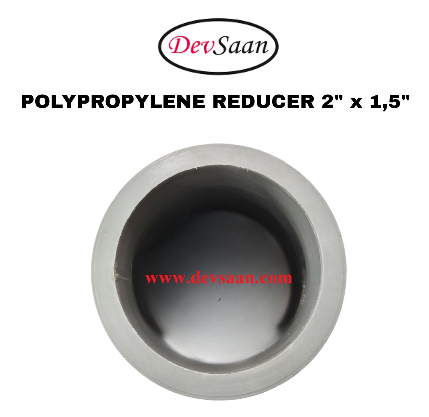 Polypropylene Reducer 2" x 1,5"