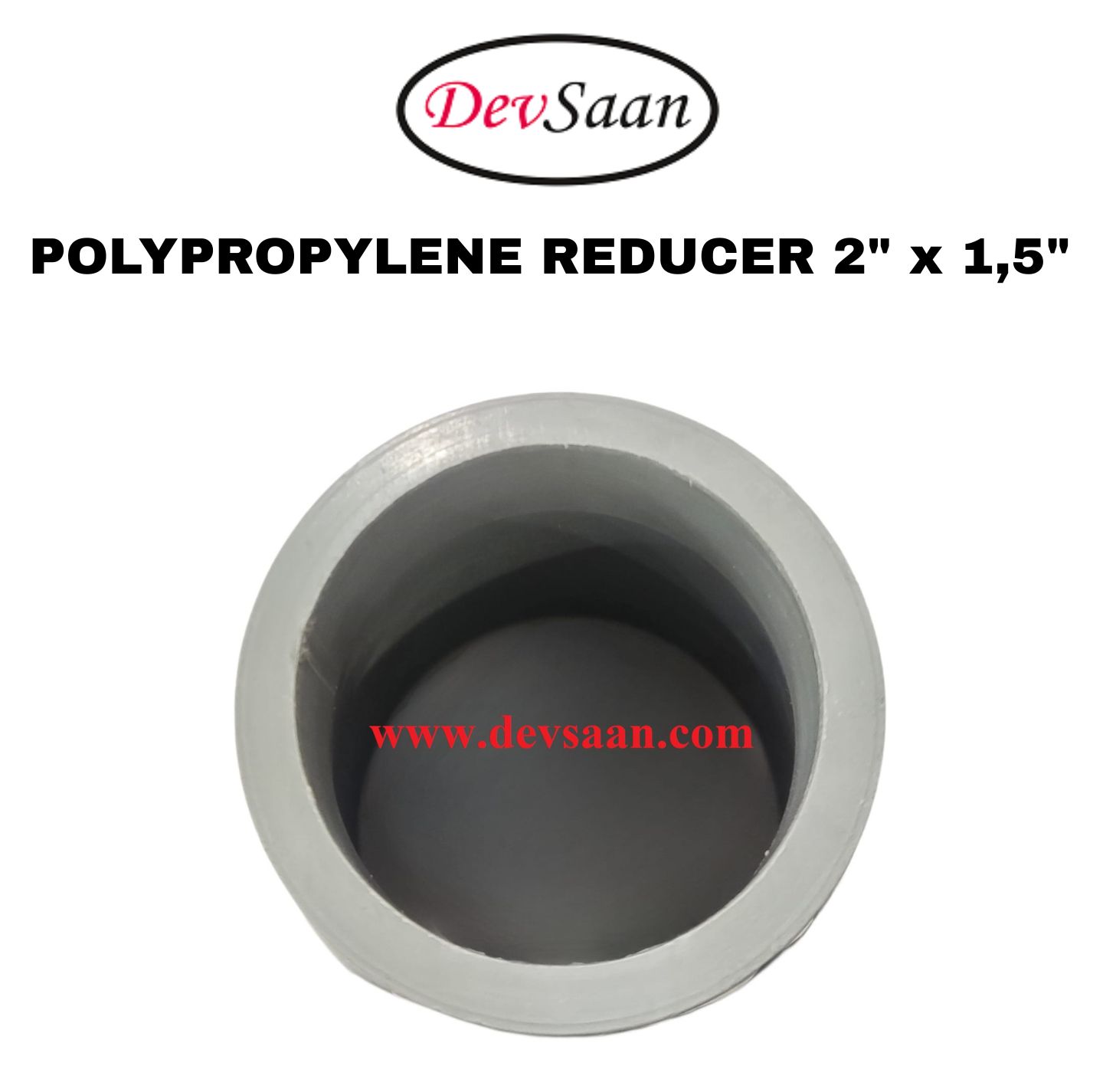 Polypropylene Reducer 2" x 1,5"