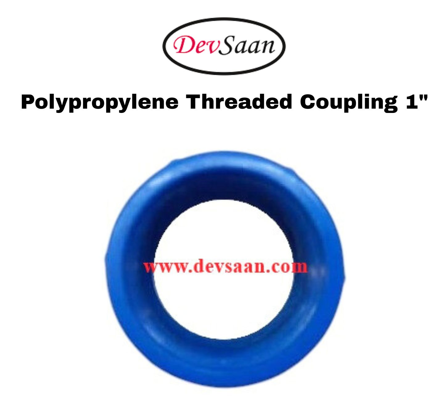 Polypropylene Threaded Coupling 1"