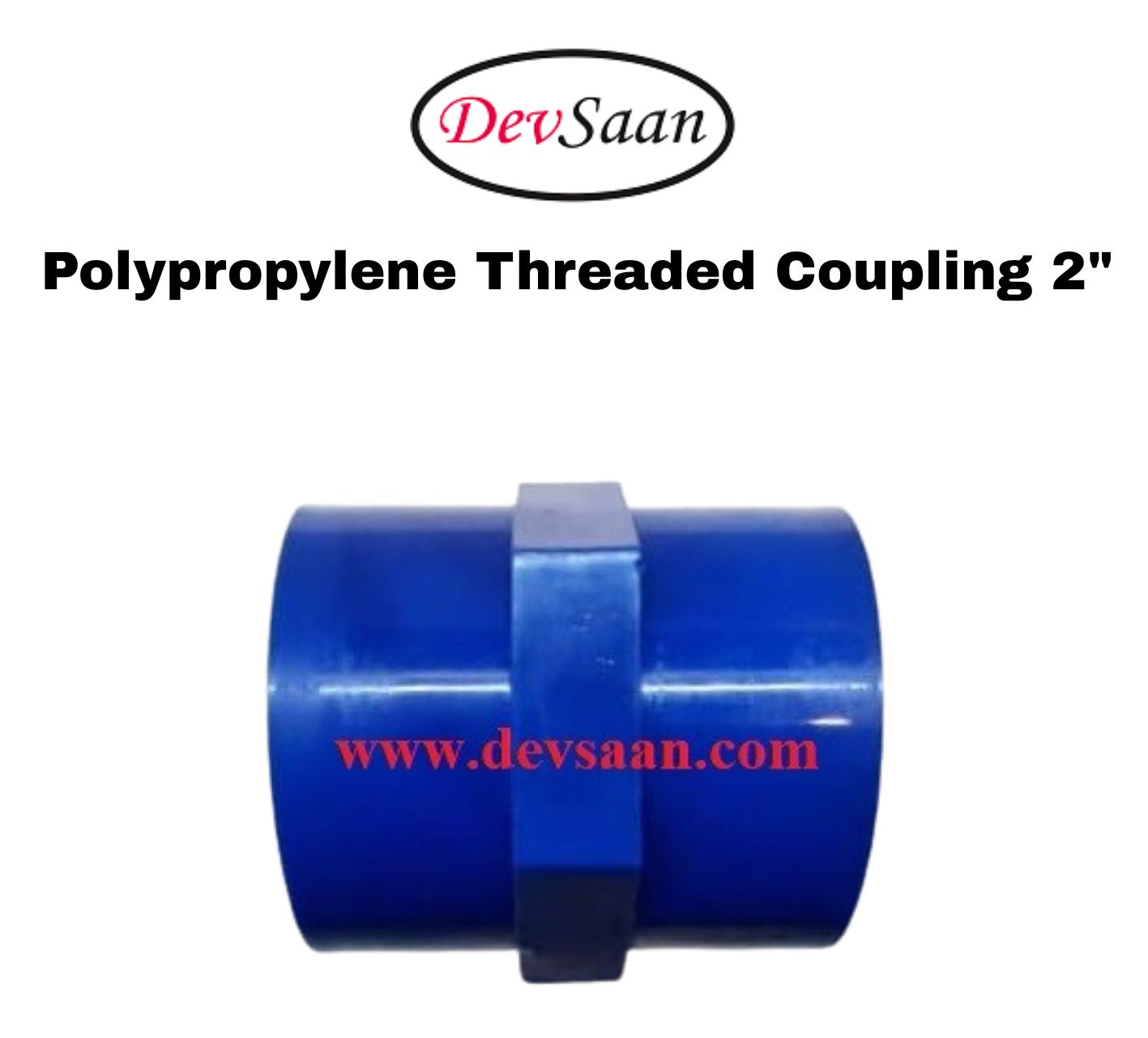 Polypropylene Threaded Coupling 2"