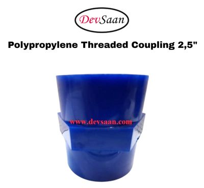 Polypropylene Threaded Coupling 2.5"