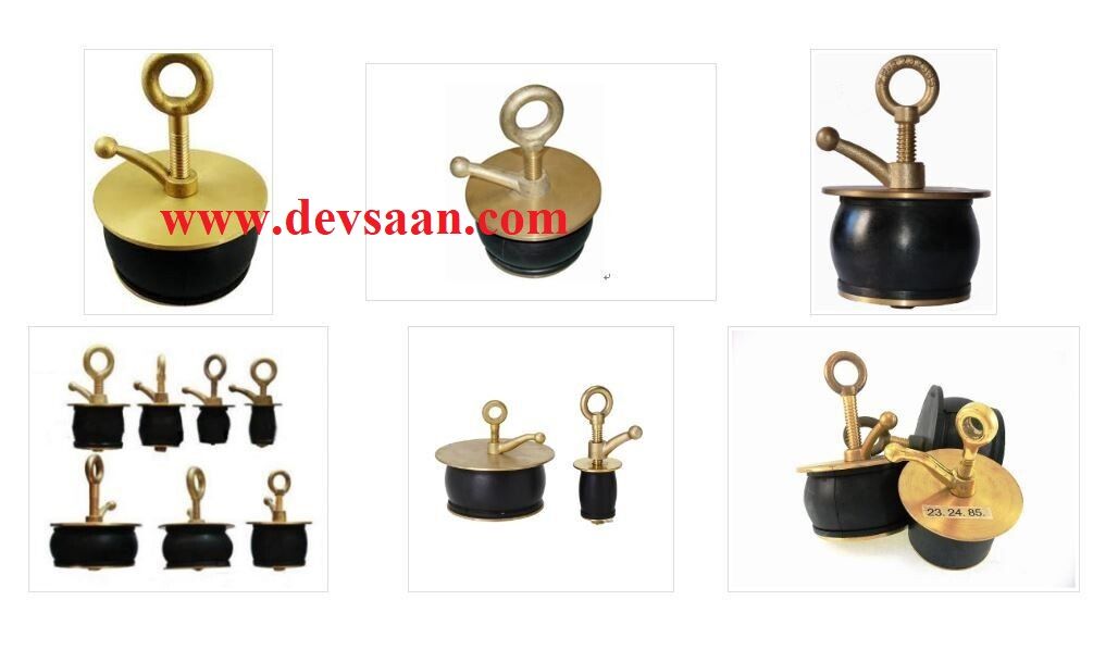 Brass Scupper plug 52 mm x 75 mm IMPA 23 24 82