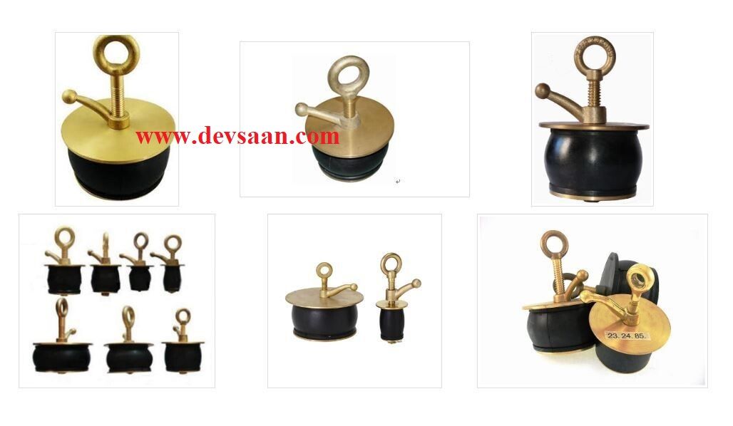 Brass Scupper plug 65 mm x 85 mm IMPA 23 24 83