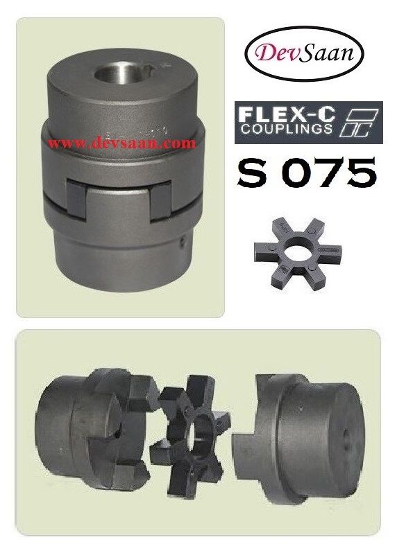 Jaw Coupling S 075 Flex-C Max Bore 22 mm