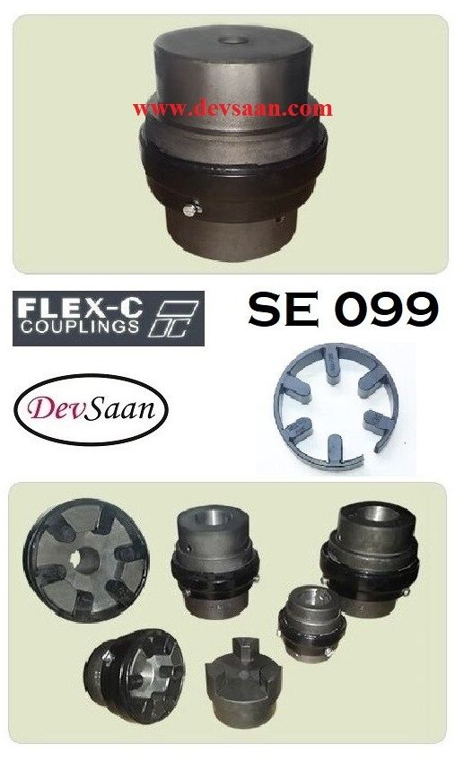 Jaw Coupling SE 099 Flex-C Max Bore 30 mm