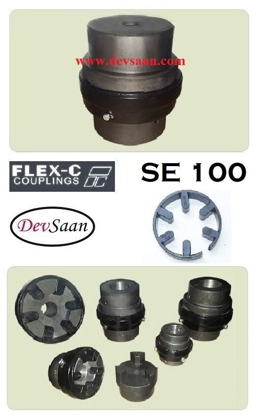 Jaw Coupling SE 100 Flex-C Max Bore 38 mm