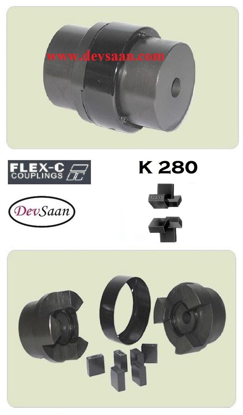 Cushion Pad Coupling K 280 Flex-C Max Bore 80 mm