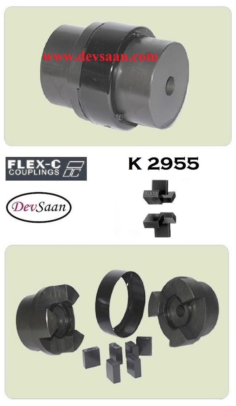 Cushion Pad Coupling K 2955 Flex-C Max Bore 100 mm