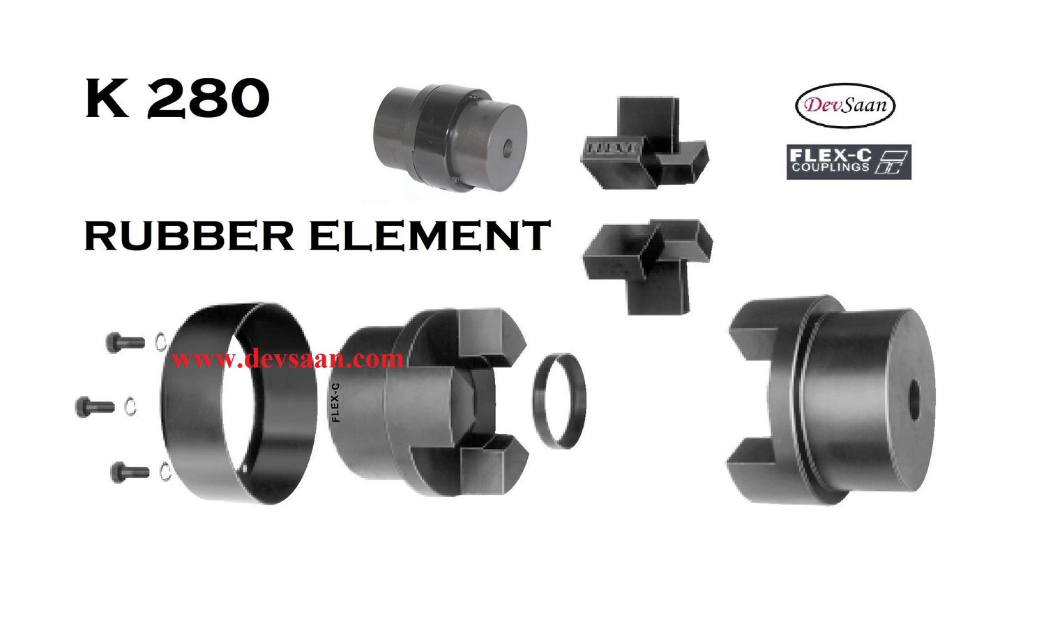 Cushion Pad Rubber Element K 280 Flex-C