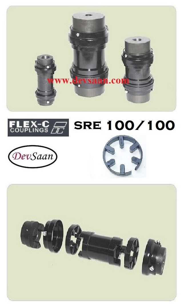 Spacer Coupling SRE 100/100 Flex-C Max Bore 38 mm