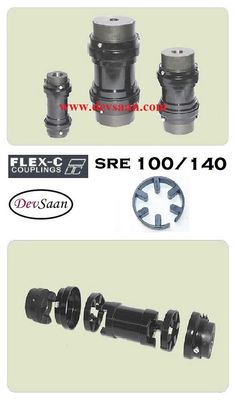 Spacer Coupling SRE 100/140 Flex-C Max Bore 38 mm