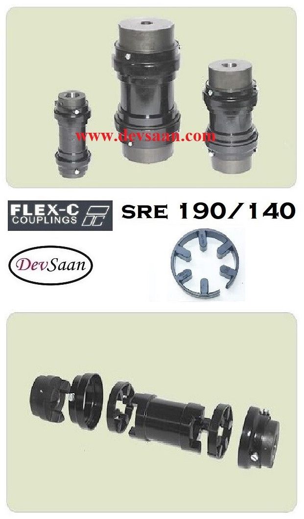 Spacer Coupling SRE 190/140 Flex-C Max Bore 60 mm