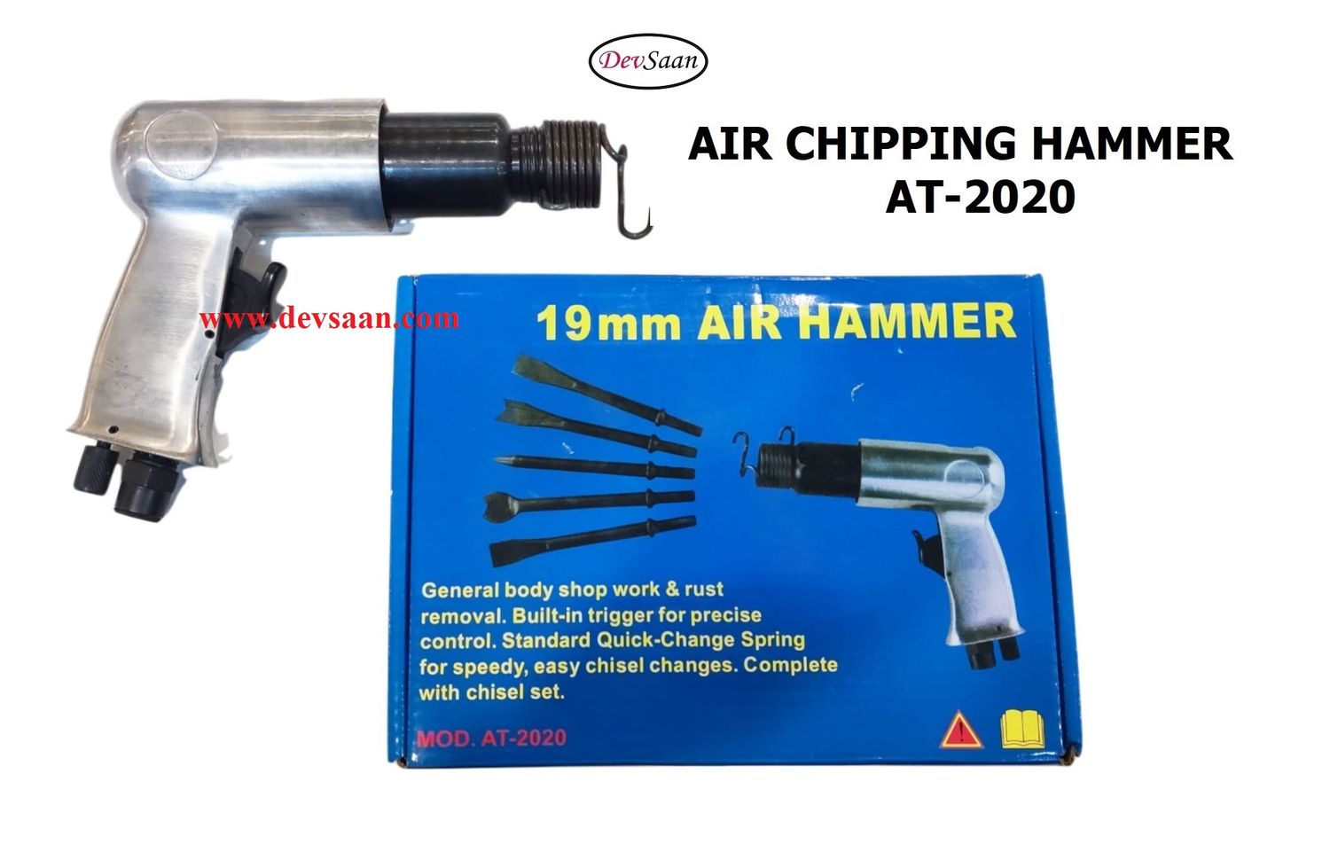 Air Chipping Hammer AT-2020 - 19 mm - IMPA 59 03 61