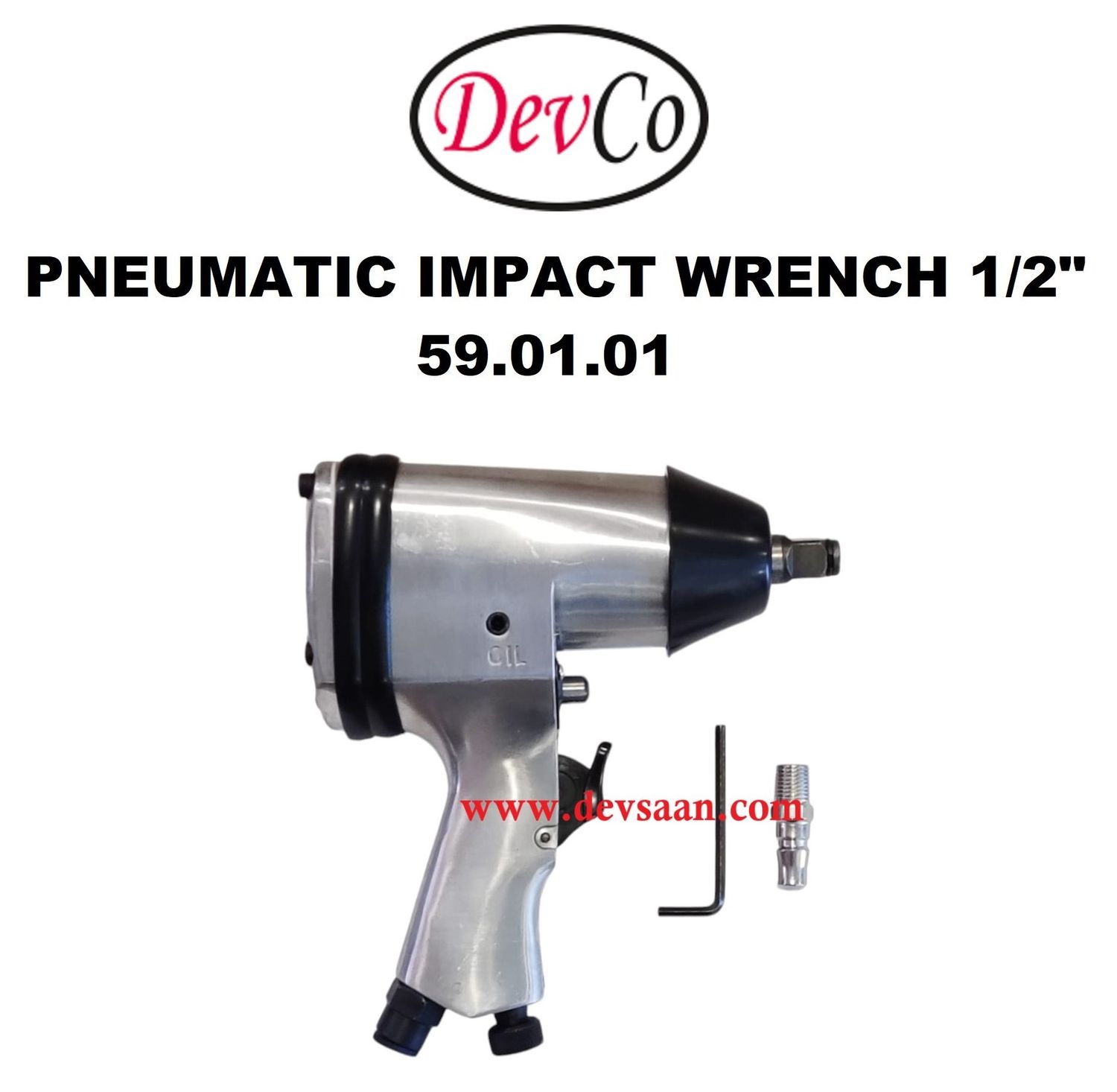 Pneumatic Impact Wrench 1/2" - IMPA 59 01 01