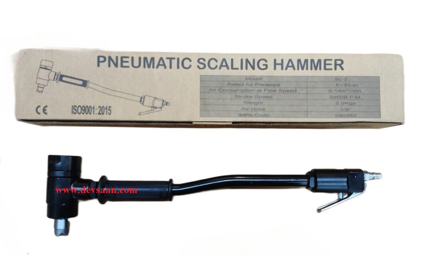 Pneumatic Scaling Hammer SC-2 - 27 mm - IMPA 59 03 82
