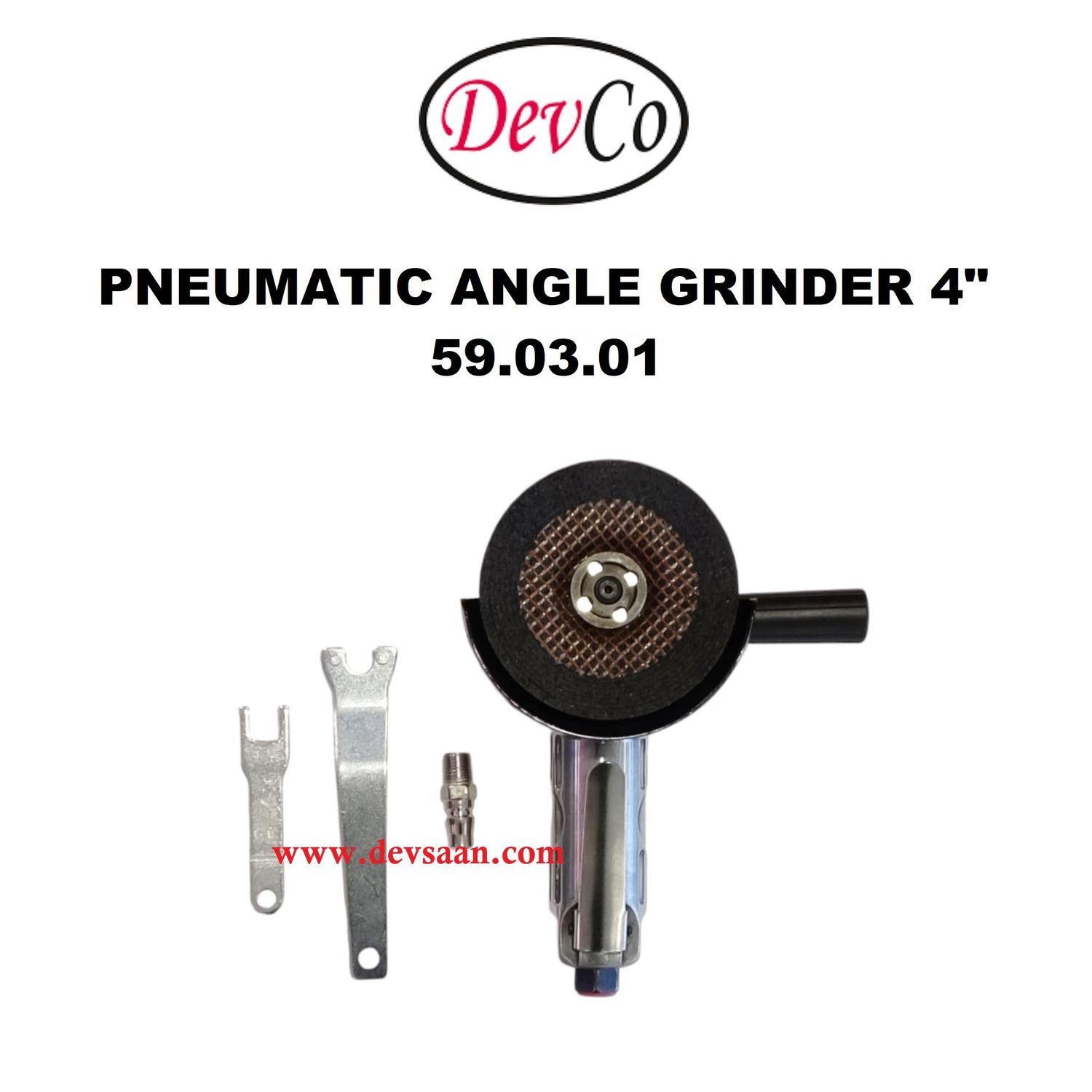 Pneumatic Angle Grinder 4 Inch - IMPA 59 03 01