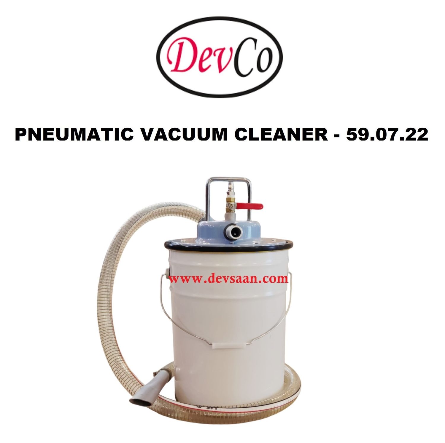 Pneumatic Vacuum Cleaner V-500 - IMPA 59 07 22