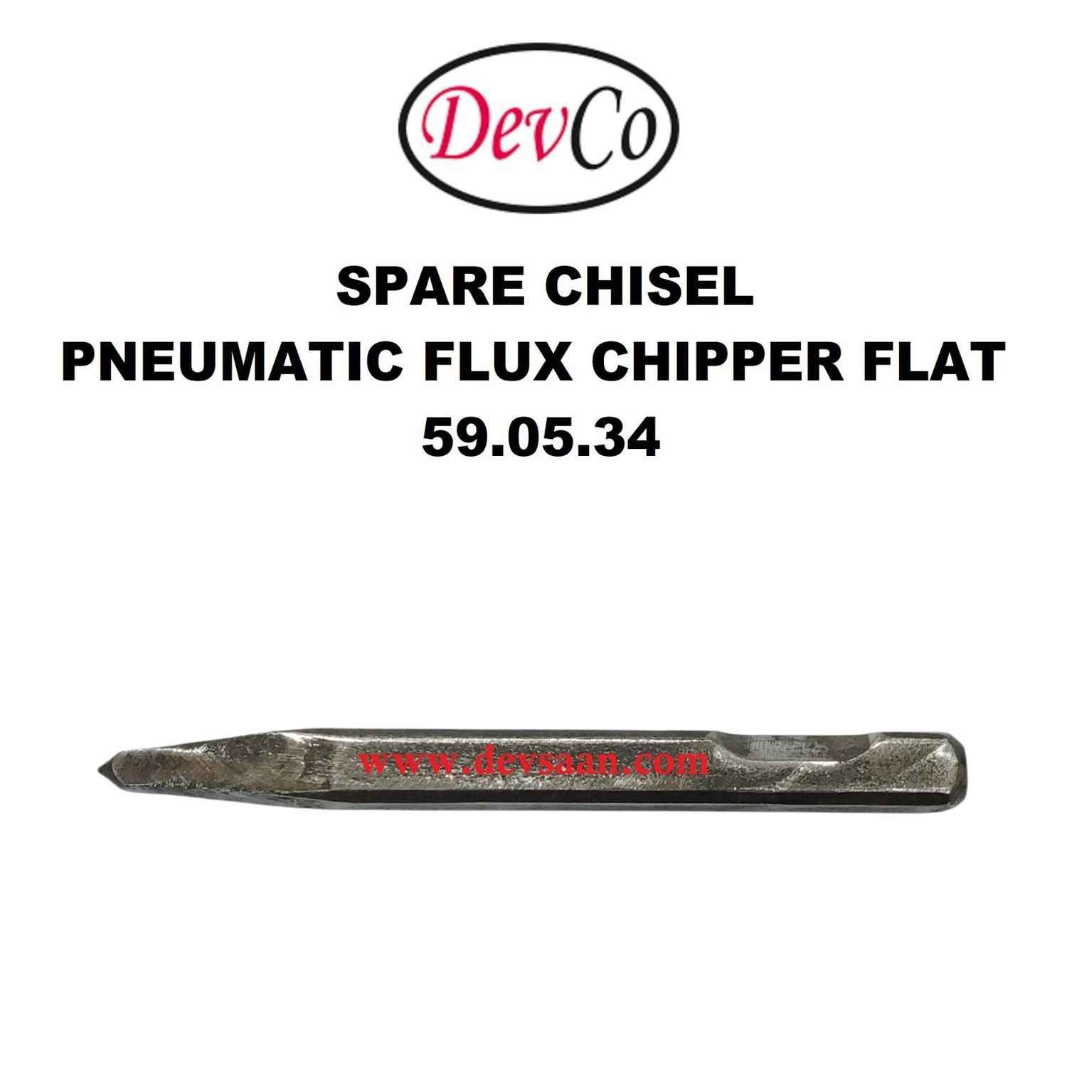 Spare Chisel Flat for Pneumatic Flux Chipper - IMPA 59 05 34
