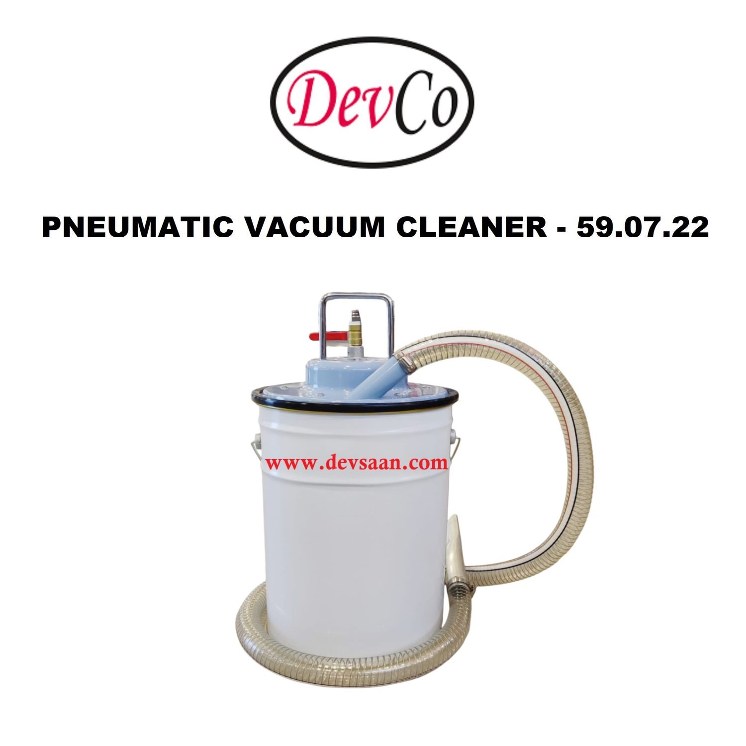 Pneumatic Vacuum Cleaner V-500 - IMPA 59 07 22