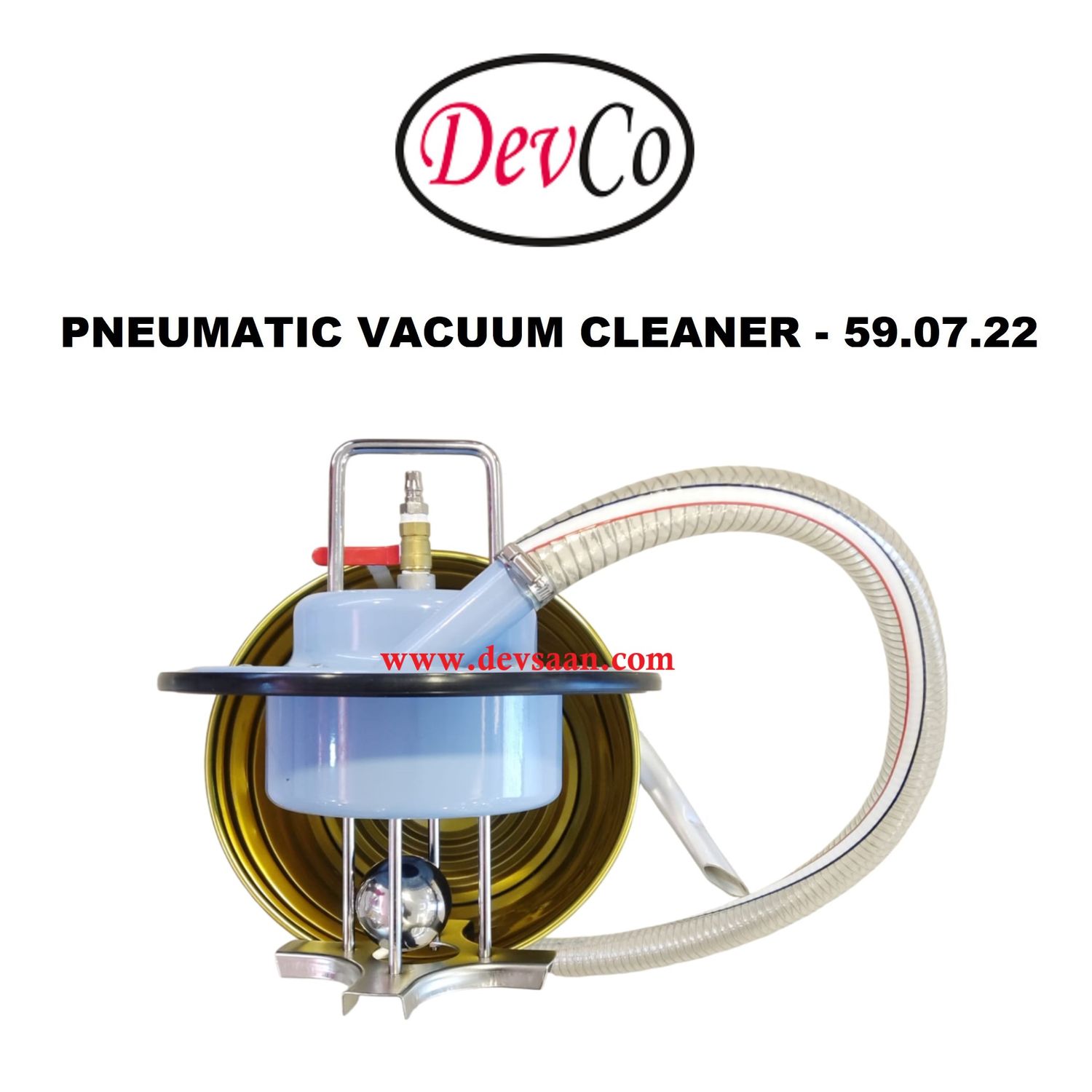 Pneumatic Vacuum Cleaner V-500 - IMPA 59 07 22