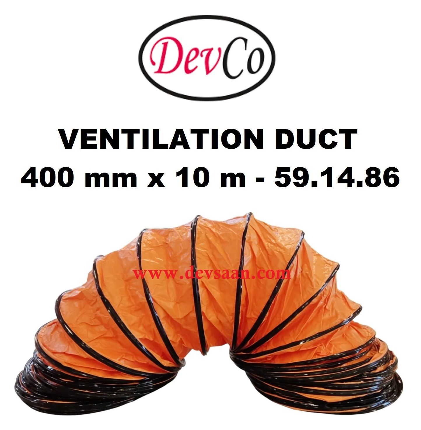 Ventilation Duct 400 mm x 10 Mtr - IMPA 59 14 86