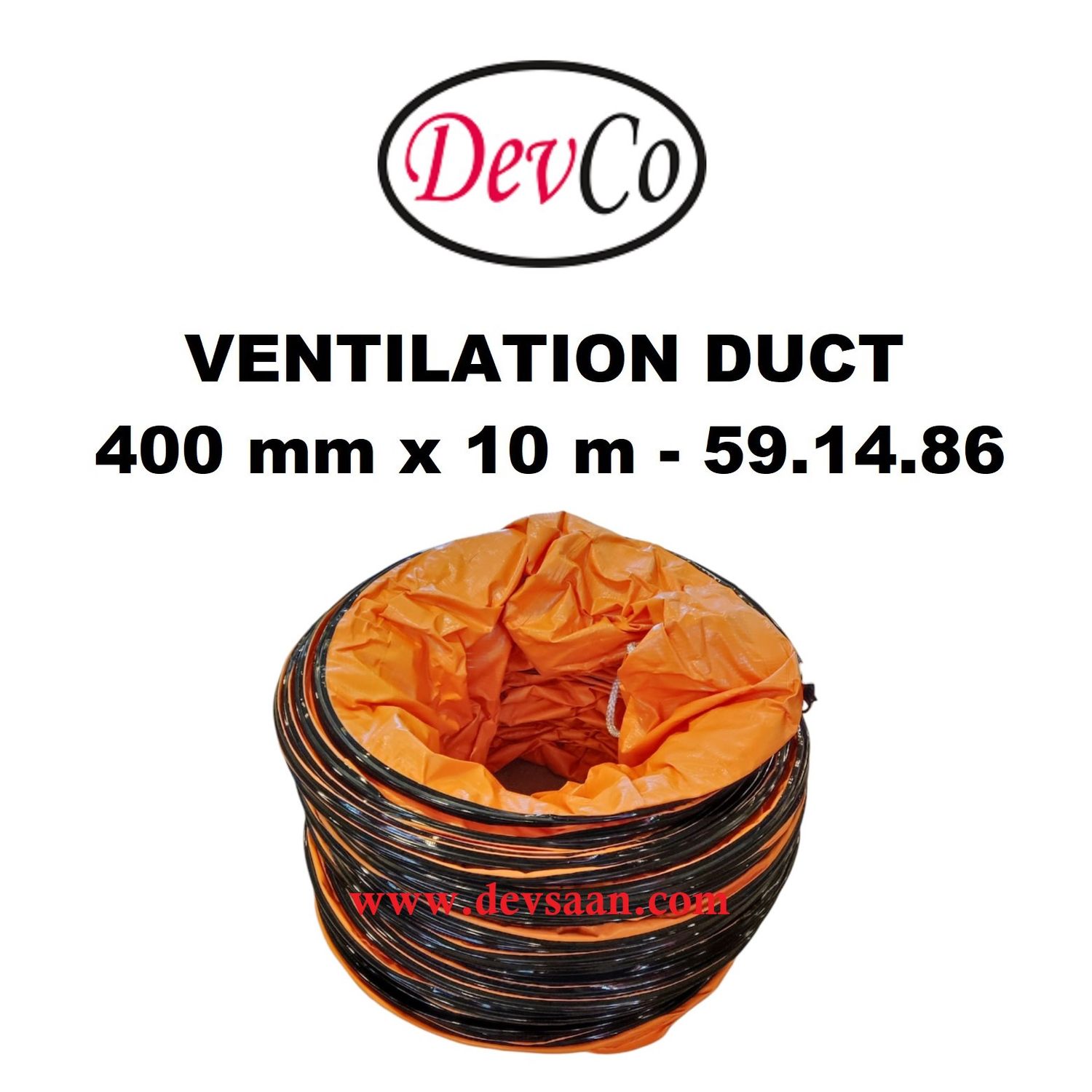 Ventilation Duct 400 mm x 10 Mtr - IMPA 59 14 86