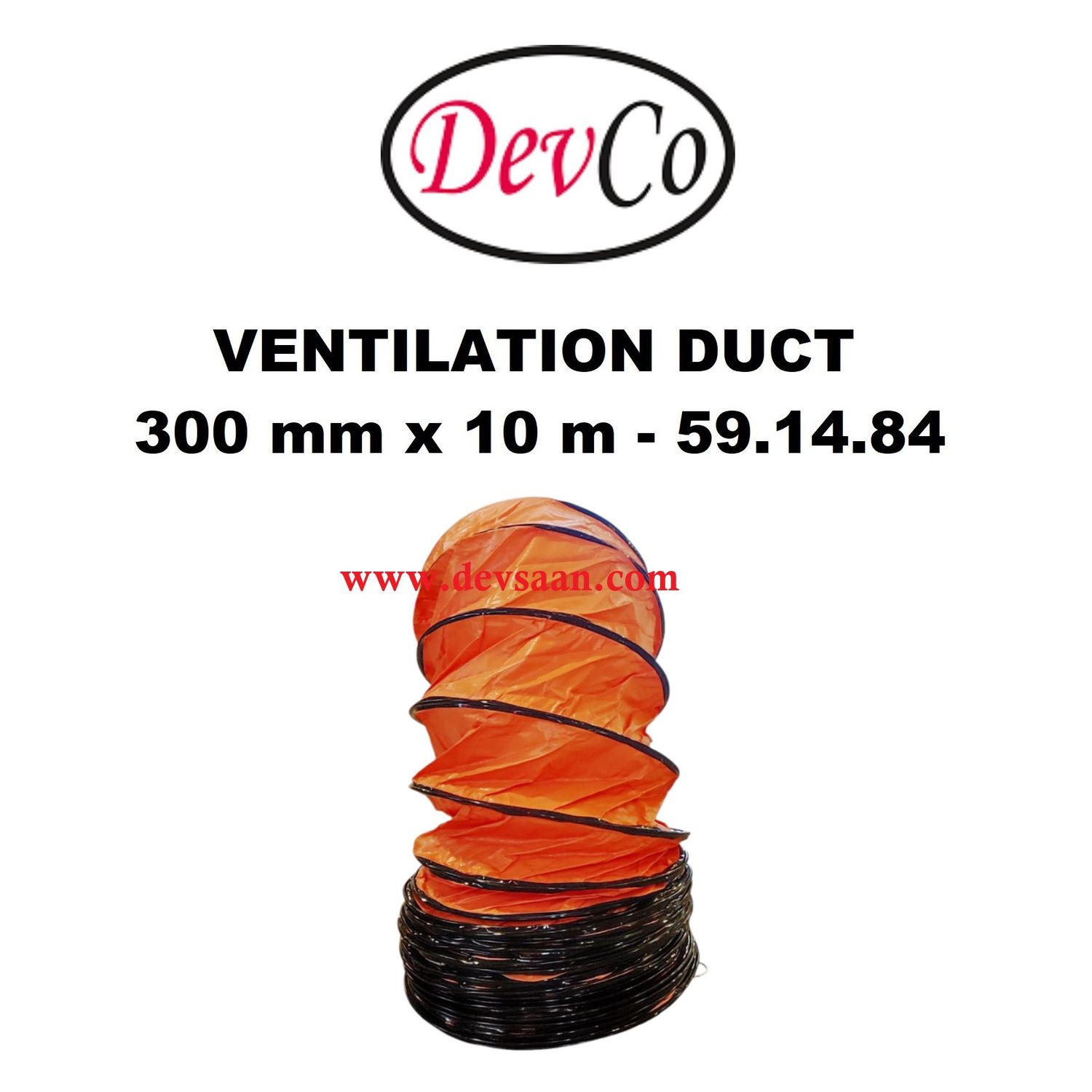 Ventilation Duct 300 mm x 10 Mtr - IMPA 59 14 84