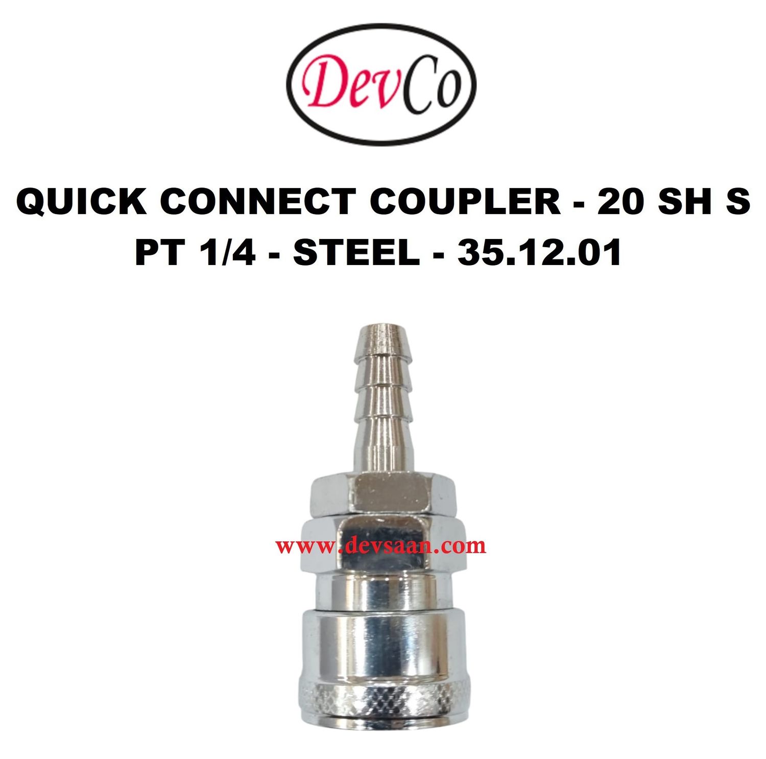 20 SH S Quick Connect Coupler - PT 1/4