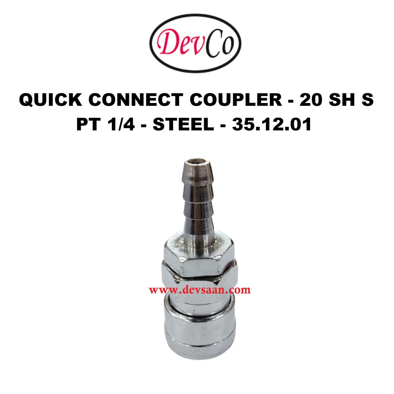 20 SH S Quick Connect Coupler - PT 1/4