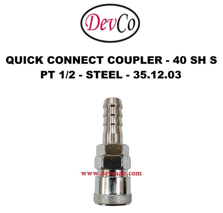 40 SH S Quick Connect Coupler - PT 1/2