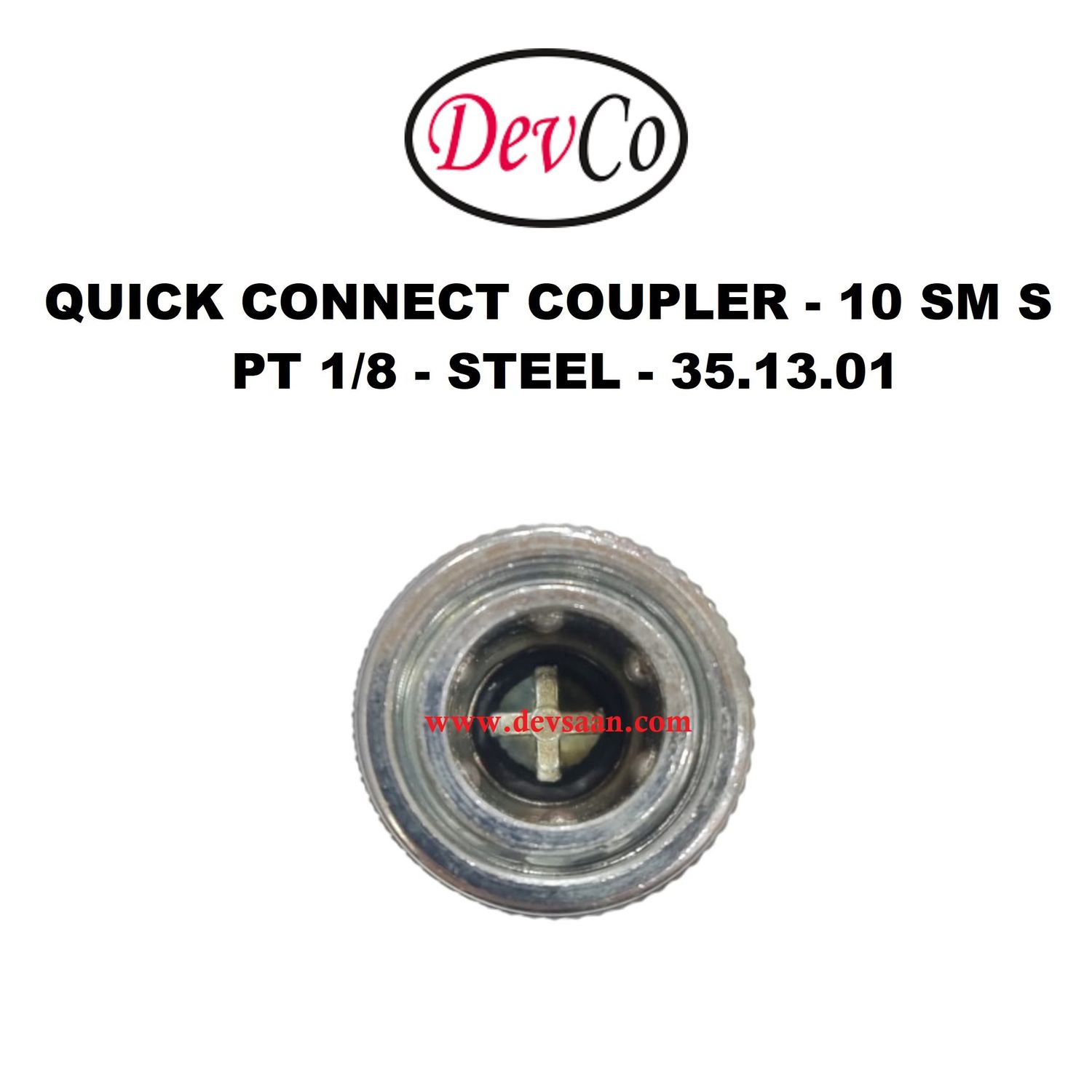 10 SM S Quick Connect Coupler - PT 1/8