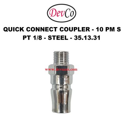 10 PM S Quick Connect Coupler - PT 1/8 10 PM S Quick Connect Coupler - PT 1/8