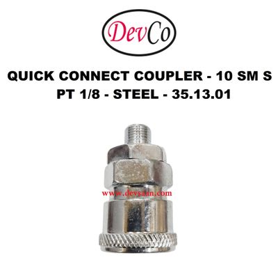 10 SM S Quick Connect Coupler - PT 1/8