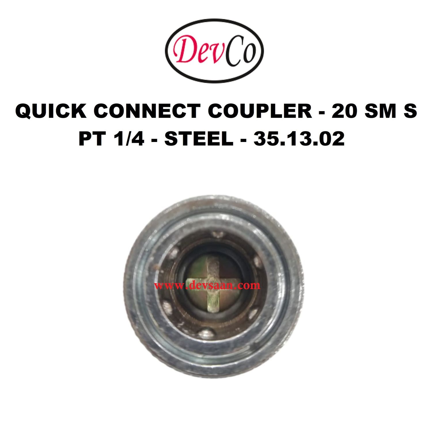 20 SM S Quick Connect Coupler - PT 1/4